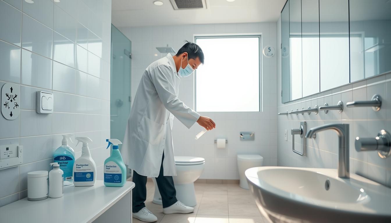 Hygiene und Desinfektion im WC-Bereich